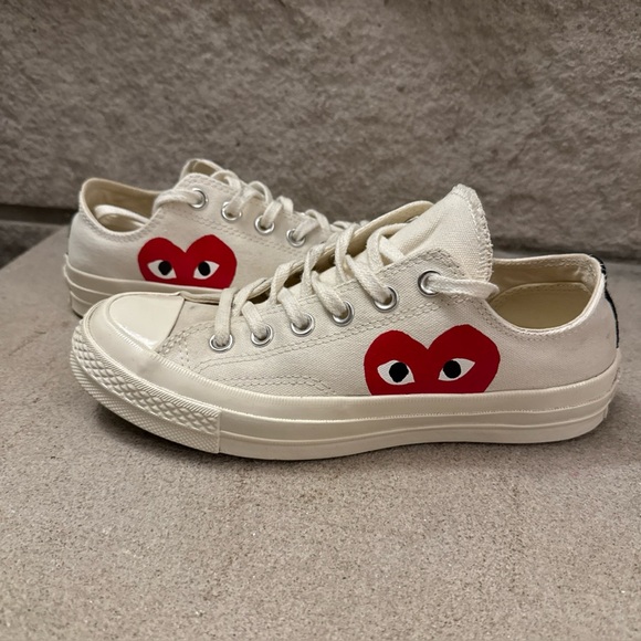 Comme des Garçons PLAY x Converse Chuck Taylor All Star Low Top Sneakers Unisex - Picture 1 of 9